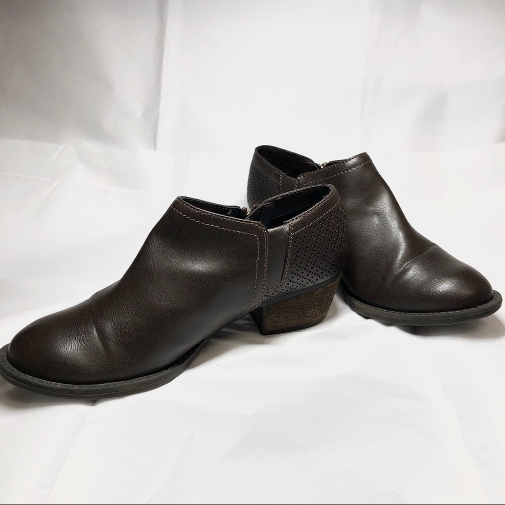 DR SCHOLL'S Women's Block Heel Brown Loafer Sz7.5